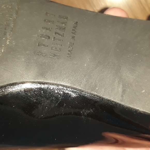 Stuart Weitzman black patent leather heels. Size 7 - Picture 5 of 10